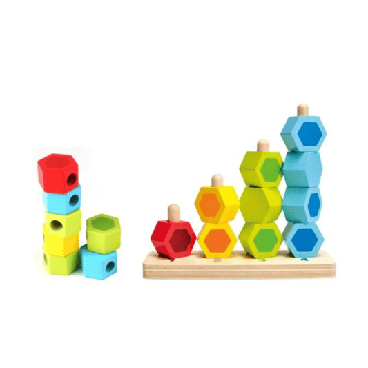 11 pcs Wooden Counting Stacker (12m+) - Nesh Kids Store