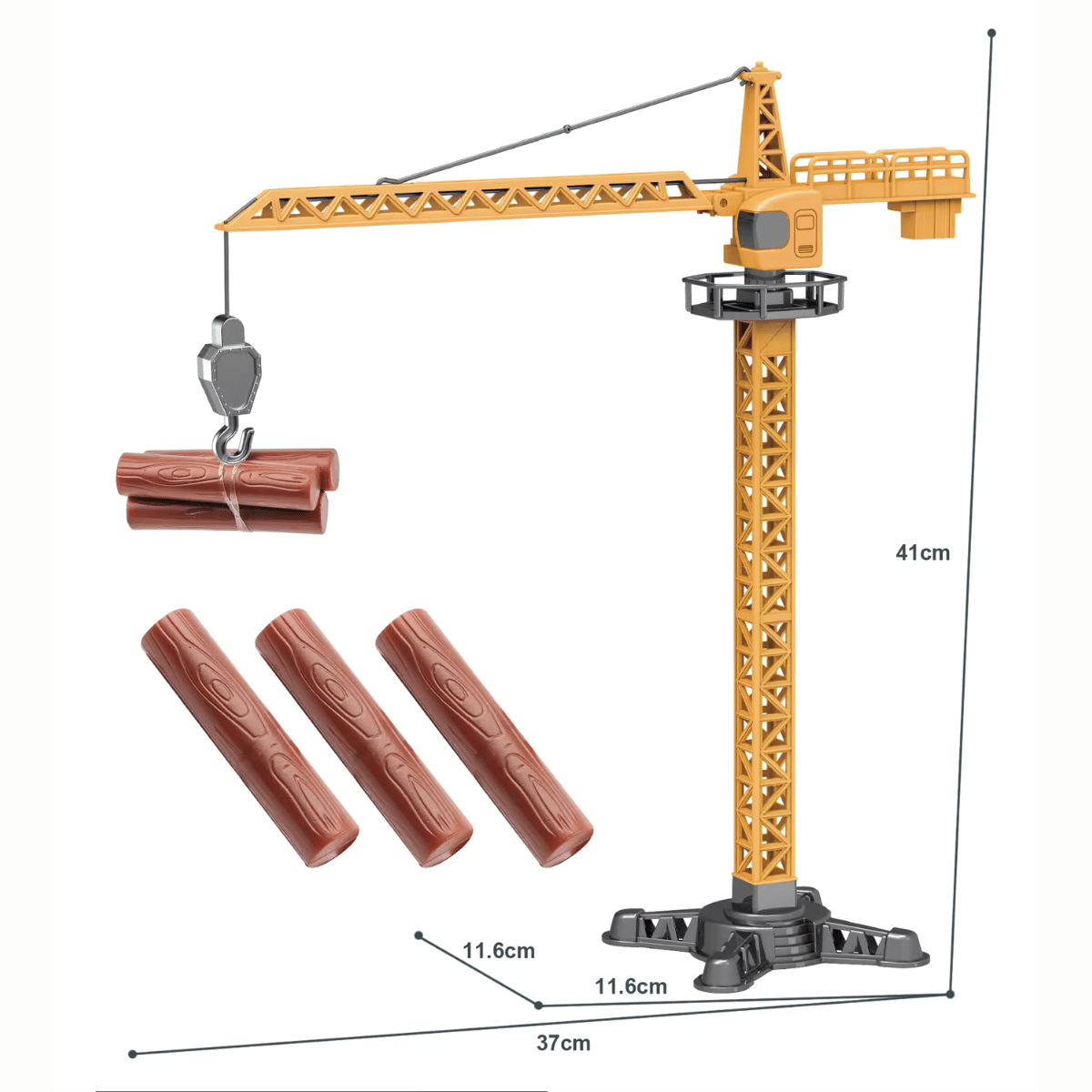 1:55 Alloy Toy Crane 3+ - Nesh Kids Store