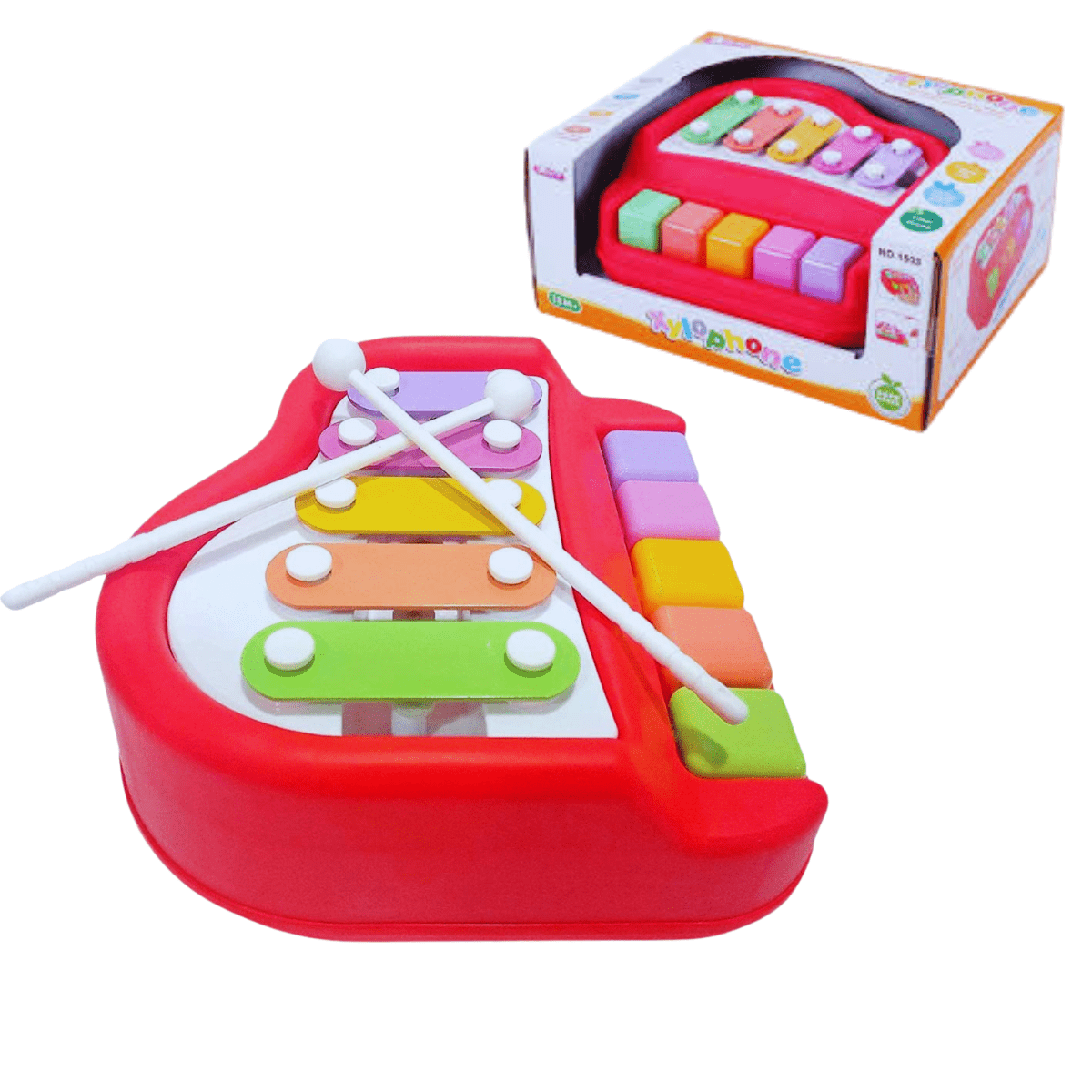 2 - in - 1 Piano Xylophone Musical Instrument - Nesh Kids Store