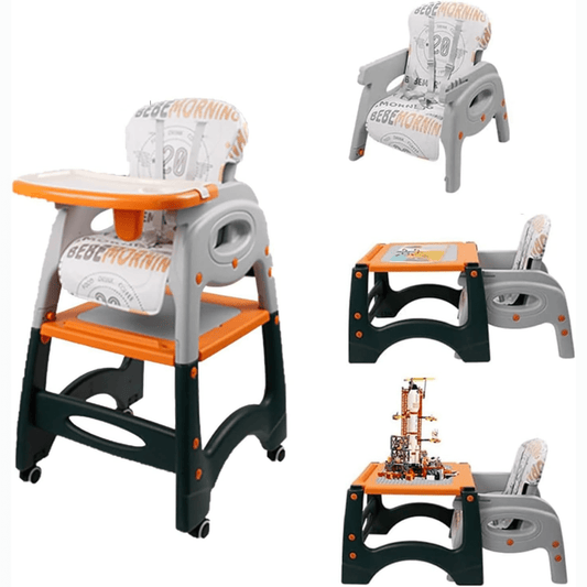 4-In-1 Convertible Baby High Chair (7-1) - Nesh Kids Store