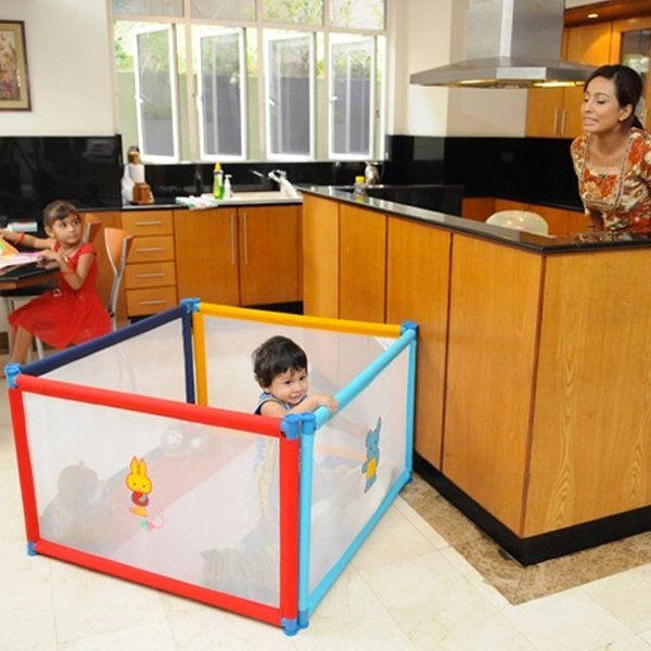 4 Panel Playpen (Poco Casa) - without Mattress - Nesh Kids Store