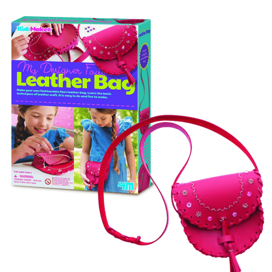 4M Faux Leather Bag Craft Kit - Nesh Kids Store