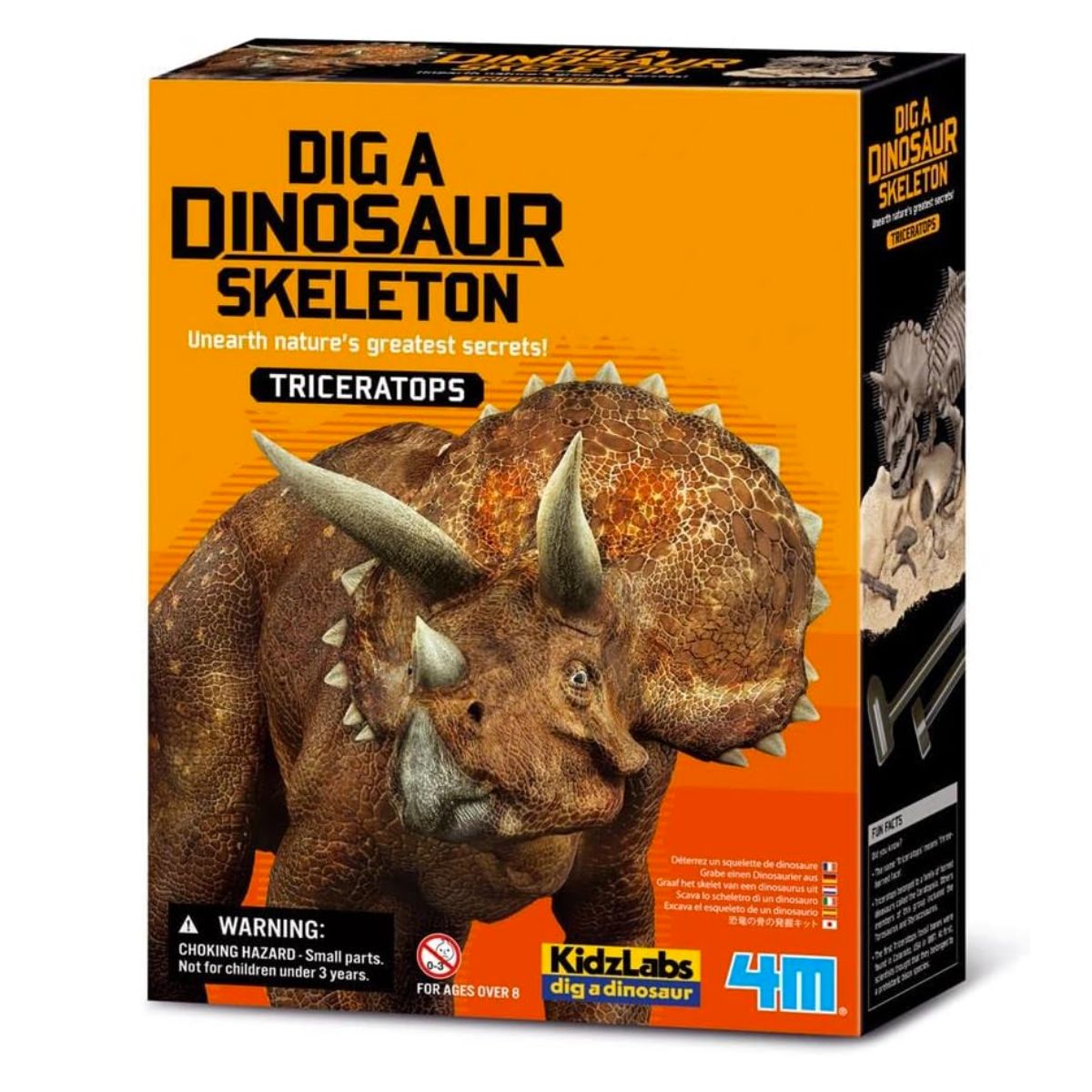 4M KidzLabs Dig a Dinosaur Skeleton - Triceratops - Nesh Kids Store