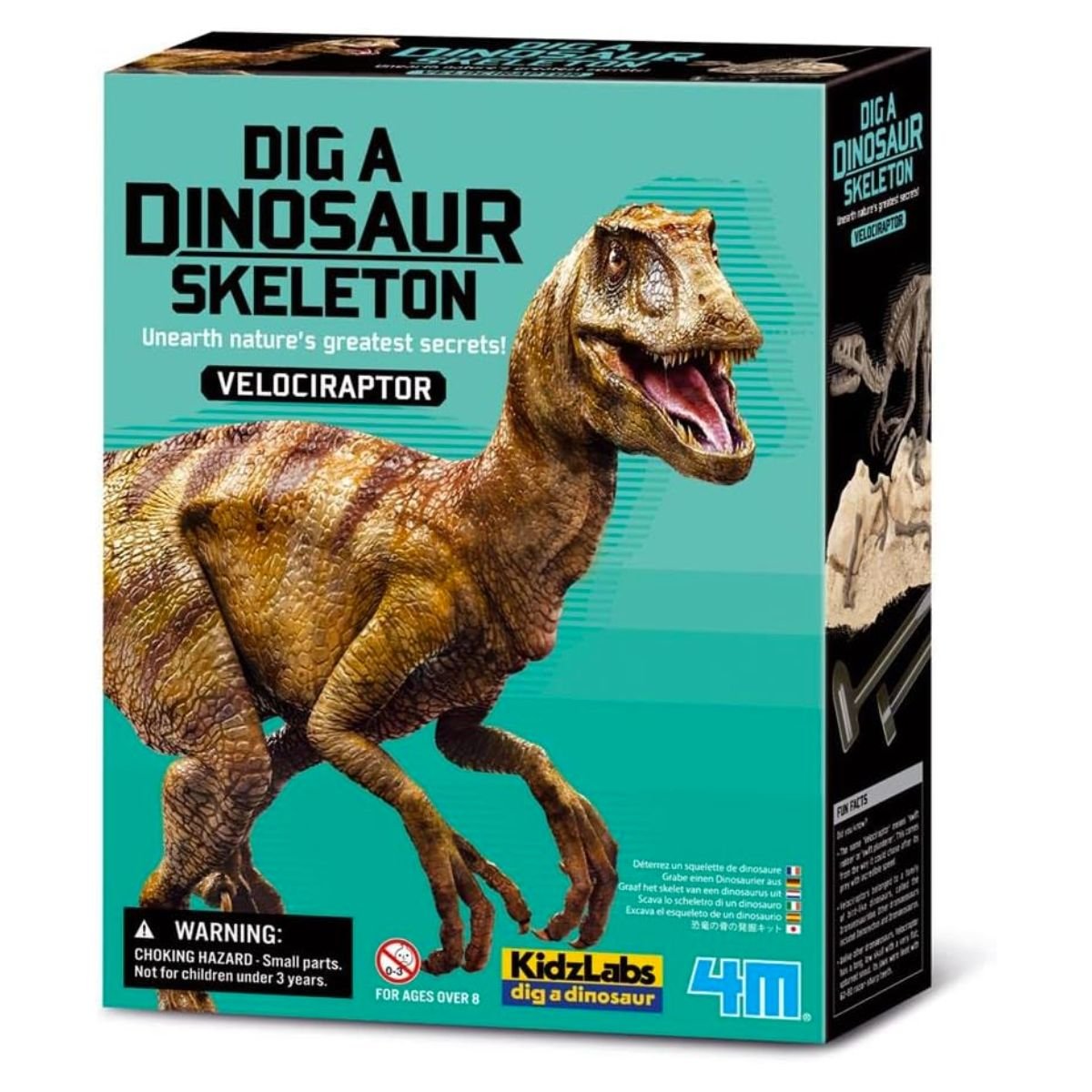 4M KidzLabs Dig a Dinosaur Skeleton - Velociraptor - Nesh Kids Store