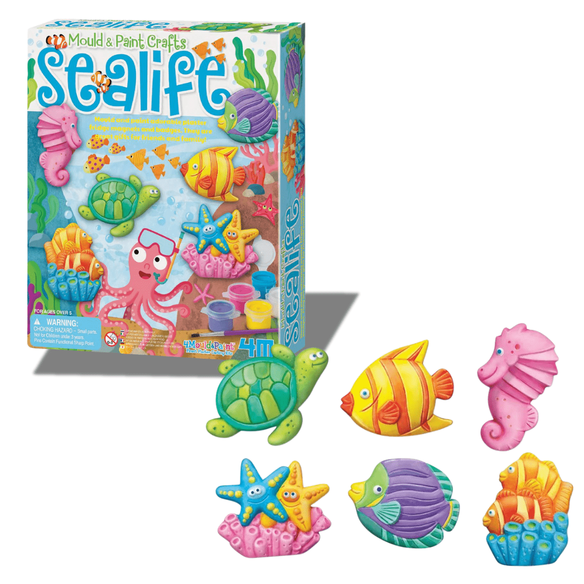 4M Mould and Paint Sealife for 5+ - Nesh Kids Store