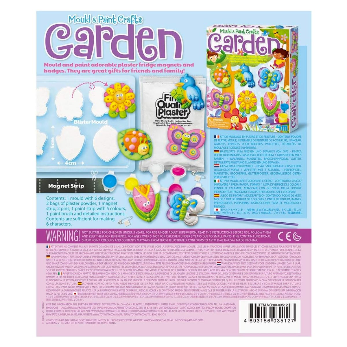 4M Mould & Paint Crafts - Garden - Nesh Kids Store