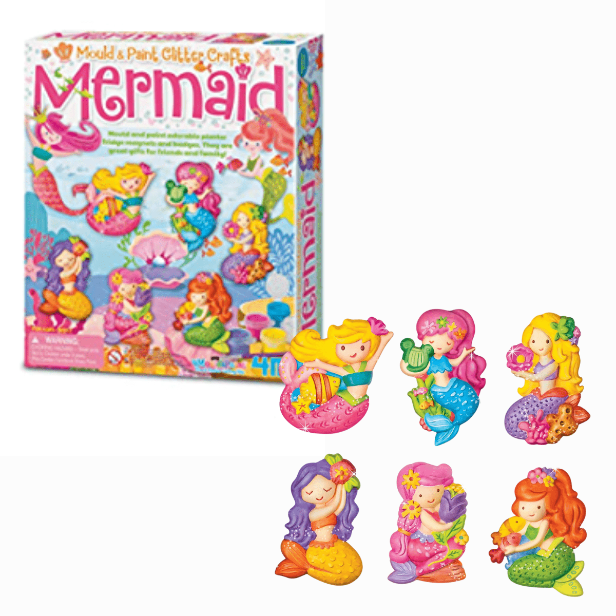 4M Mould & Paint Glitter Mermaid - Nesh Kids Store