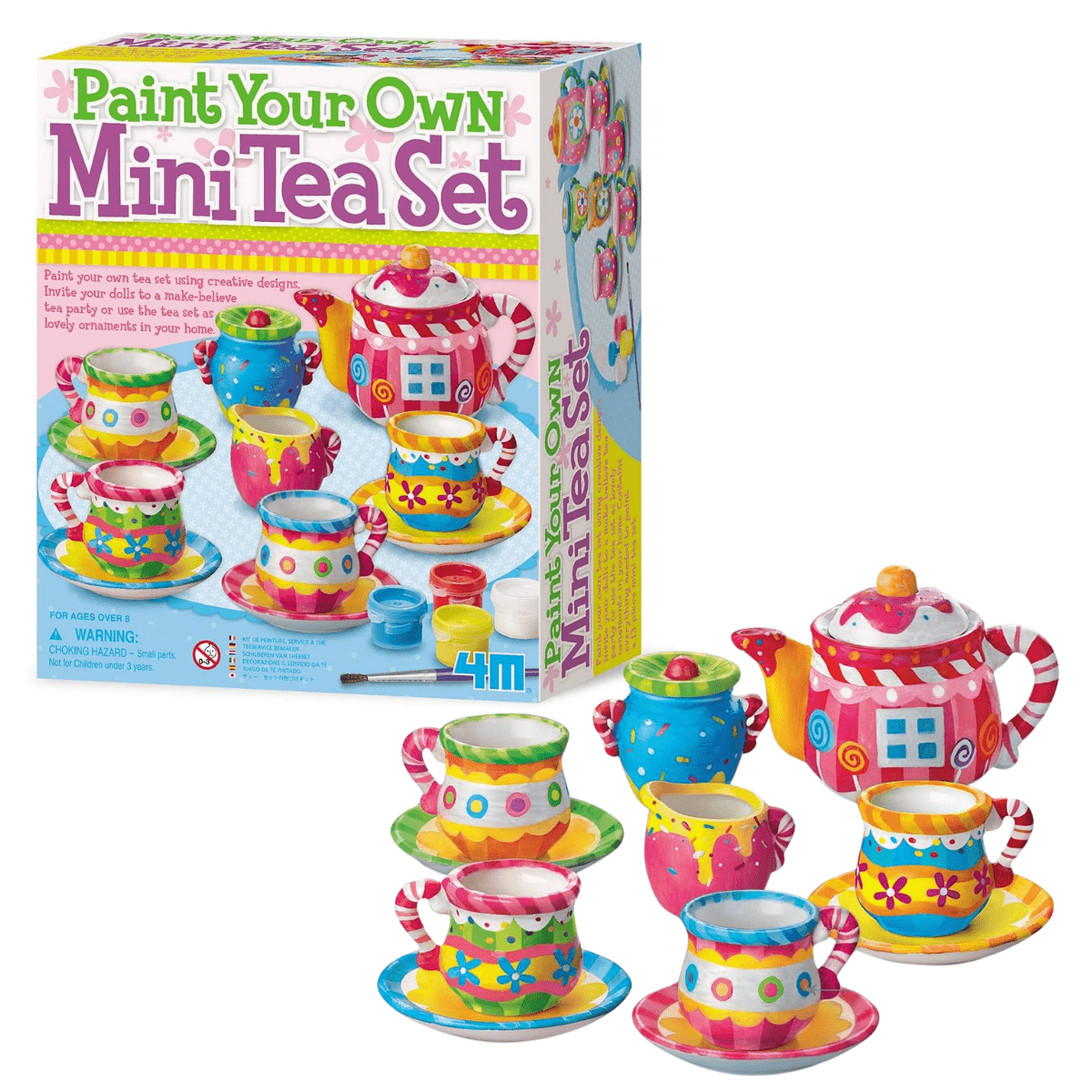 4M Paint Your Own Mini Tea Set 8+ - Nesh Kids Store