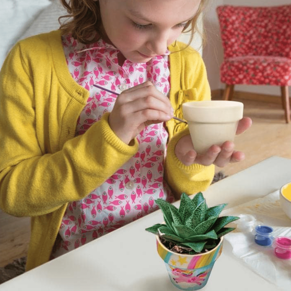 4M Paint Your Own Terracotta Flower Pots - Nesh Kids Store