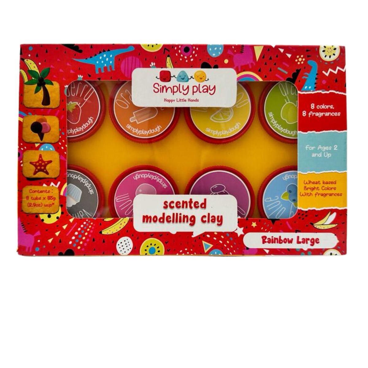 Simply Play - Play Dough - Rainbow Large - Nesh Kids Store