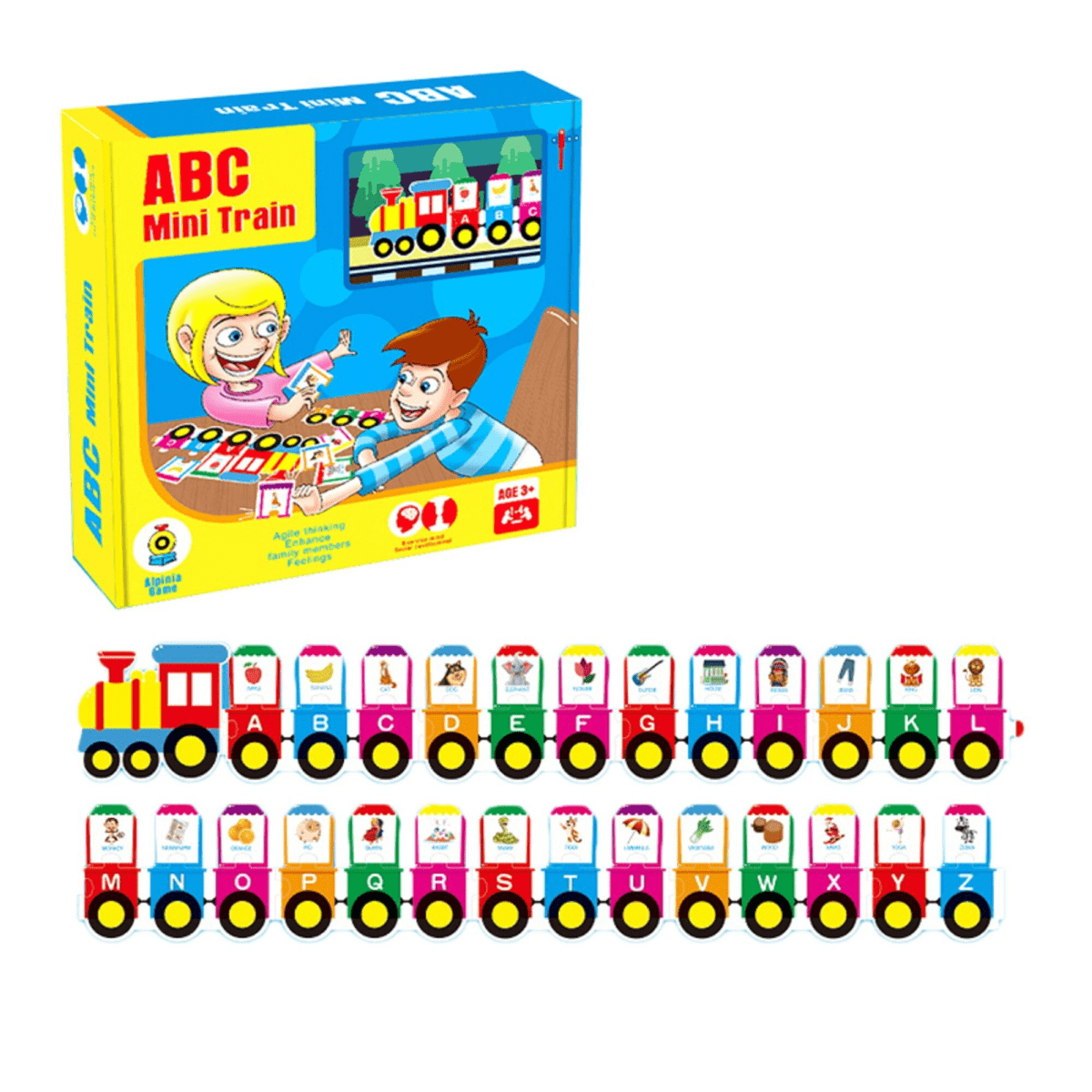 ABC Mini Train Puzzle Game - Nesh Kids Store