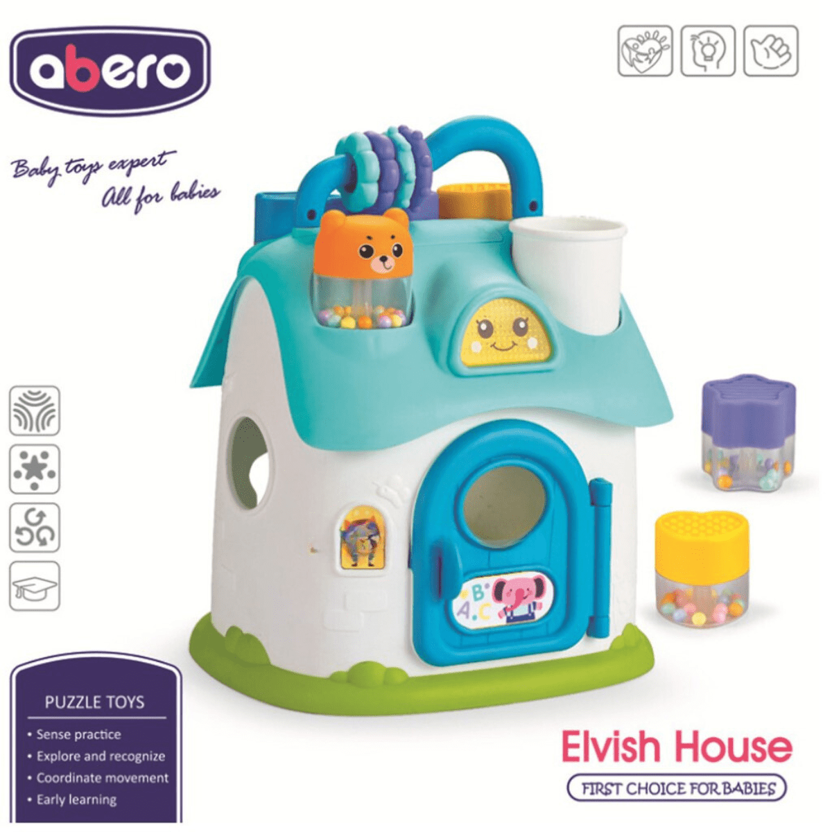 Abero The Elvish House for Children - Multi Color - Nesh Kids Store