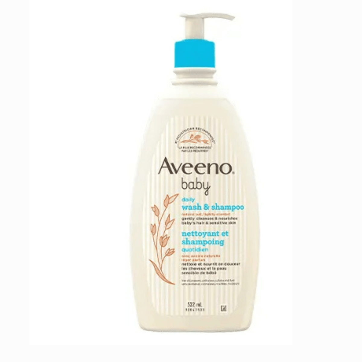 Aveeno Daily Wash &amp; Shampoo (532ml) - Nesh Kids Store