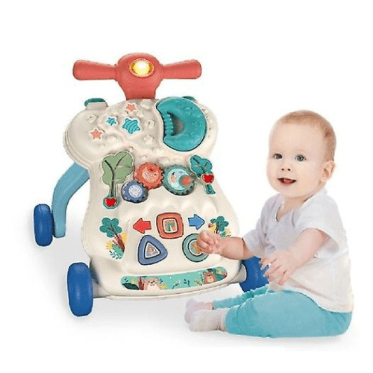 Baby Activity Push Walker - Sit - to - Stand Learning Walker - Nesh Kids Store