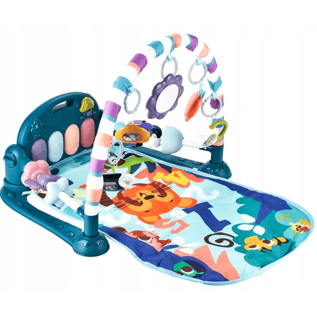 Baby Fitness Mat with Piano – Fun & Safe Playtime - Nesh Kids Store