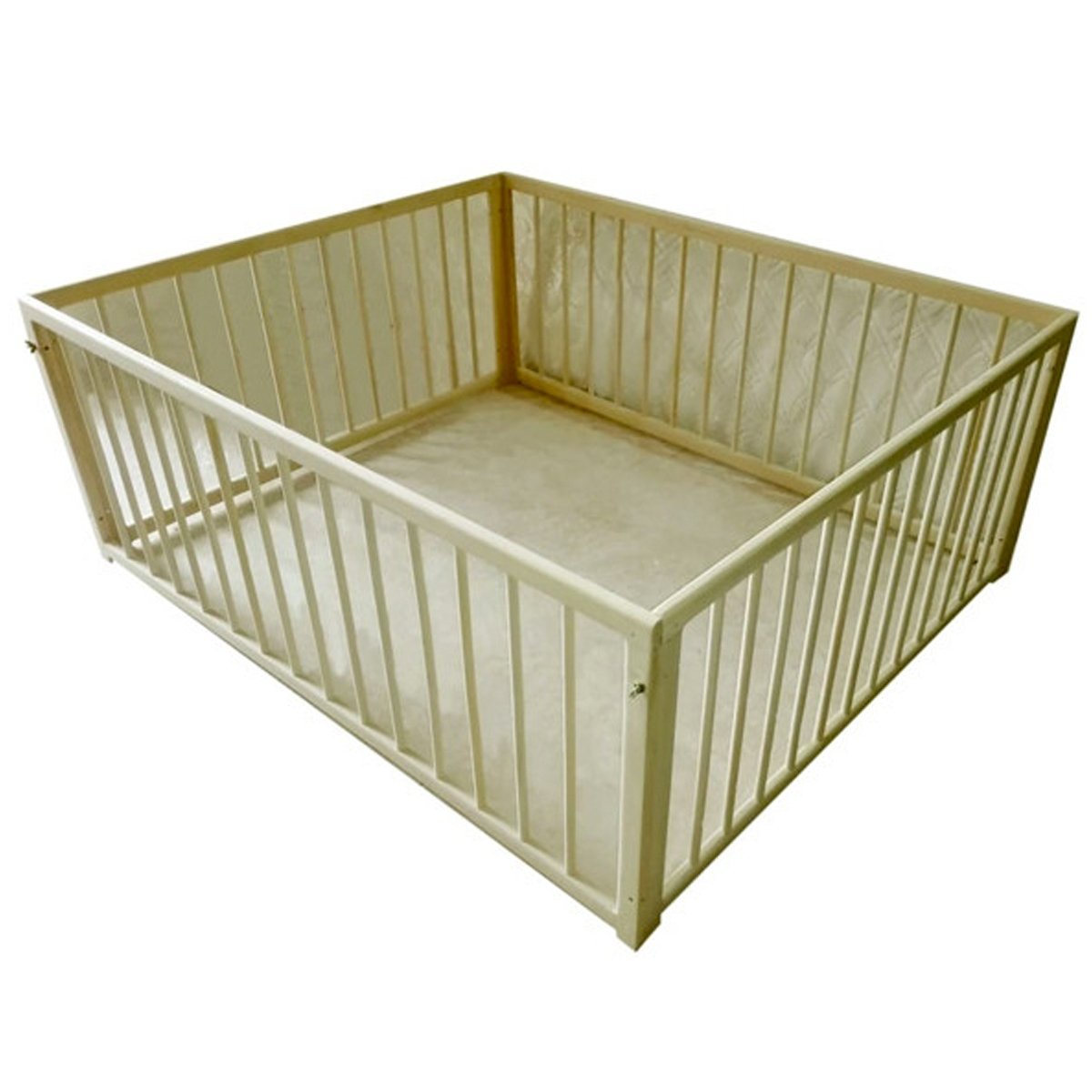 Baby Playpen - Wooden & Rectangular - Nesh Kids Store