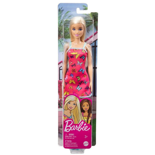 Barbie Doll with Pink Butterfly Dress (T7439-HBV05) - Nesh Kids Store