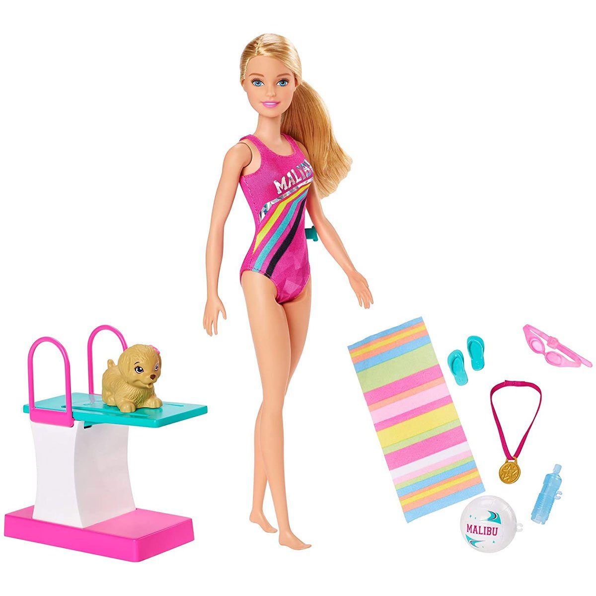 Barbie Dreamhouse Adventures Swim 'n Dive Doll (GHK23) - Nesh Kids Store