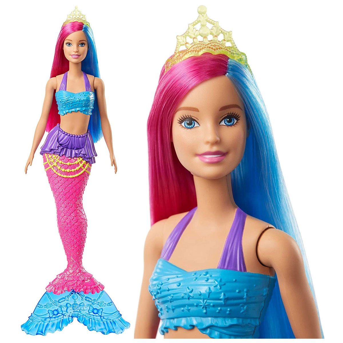 Barbie Dreamtopia Mermaid Doll (GJK07) - Nesh Kids Store