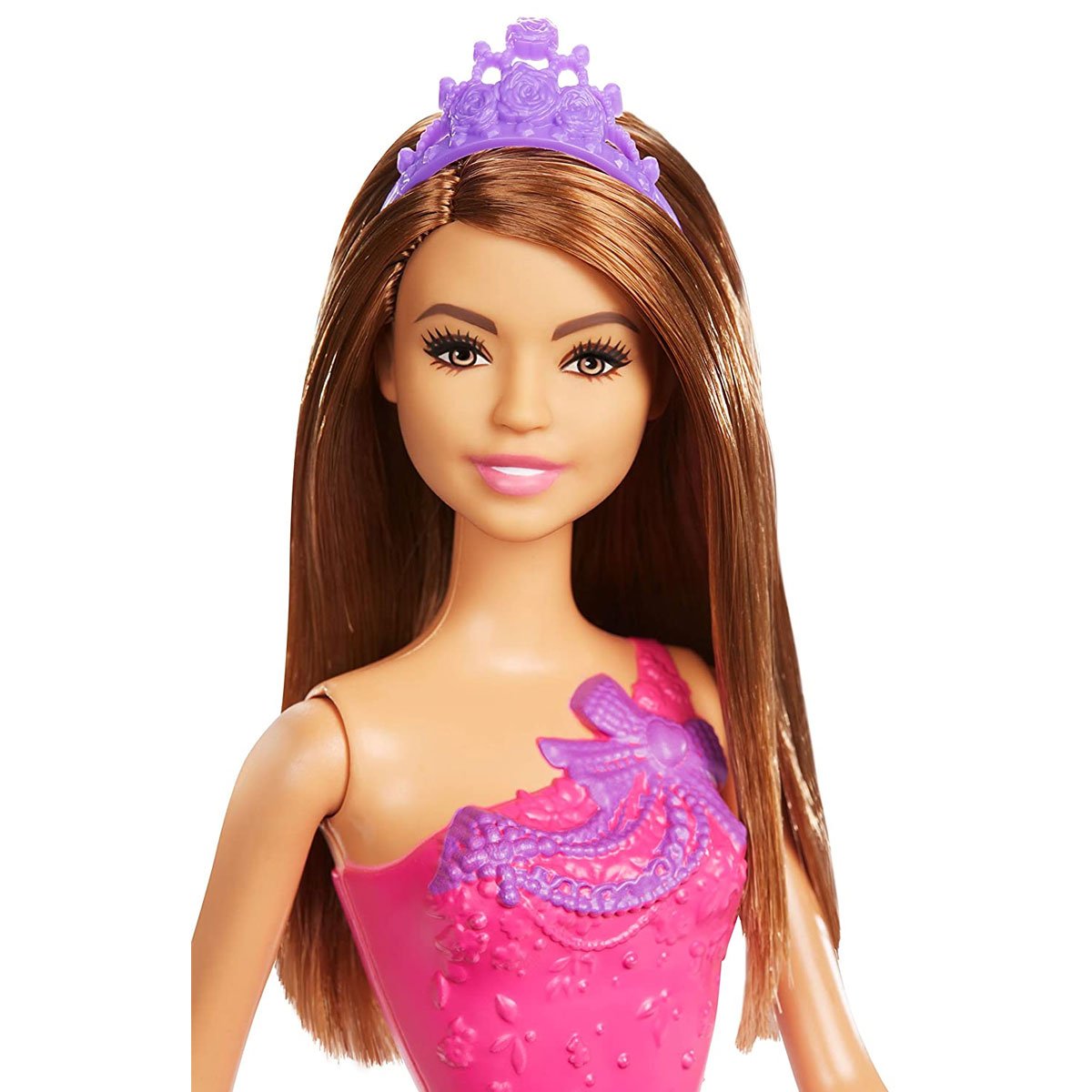 Barbie Princess Teresa Doll (Blonde Hair And Purple Dress) (DMM06 / GGJ94) - Nesh Kids Store