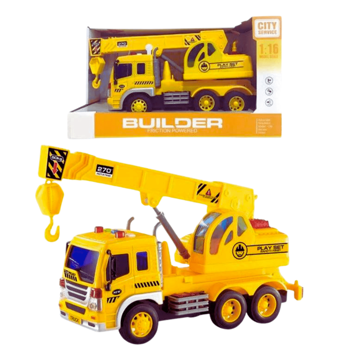 Battery Operated 1:16 scale Crane - (3+) - Nesh Kids Store