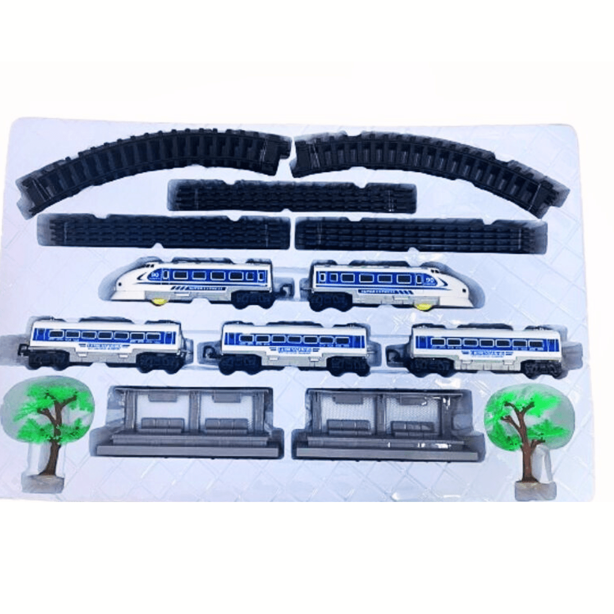 Battery Operated 37 PCS High Speed Train set (3+) - Nesh Kids Store