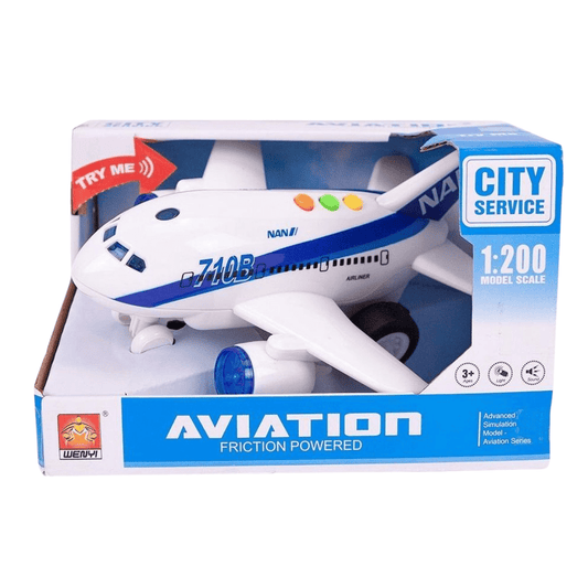 Battery - Operated Aviation Plane (For Kids 3+) - Nesh Kids Store