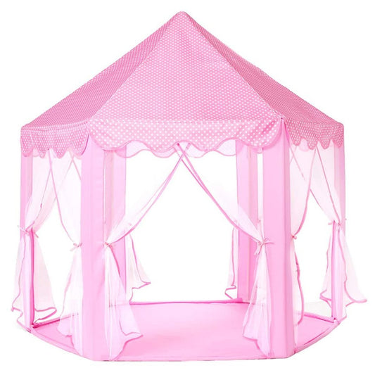 Castle Play Tent - 140cm Diameter, 135cm Height - Nesh Kids Store