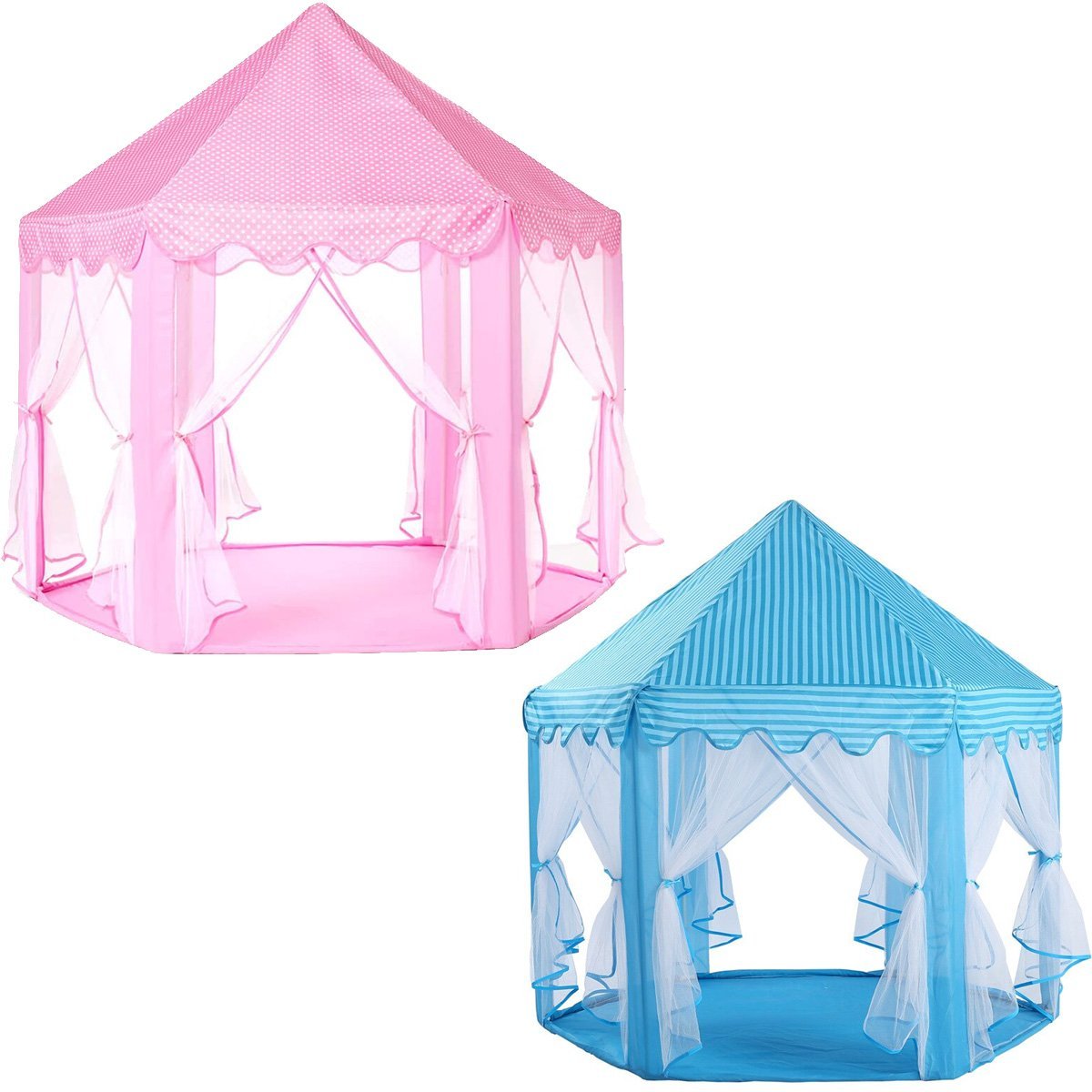 Castle Play Tent - 140cm Diameter, 135cm Height - Nesh Kids Store