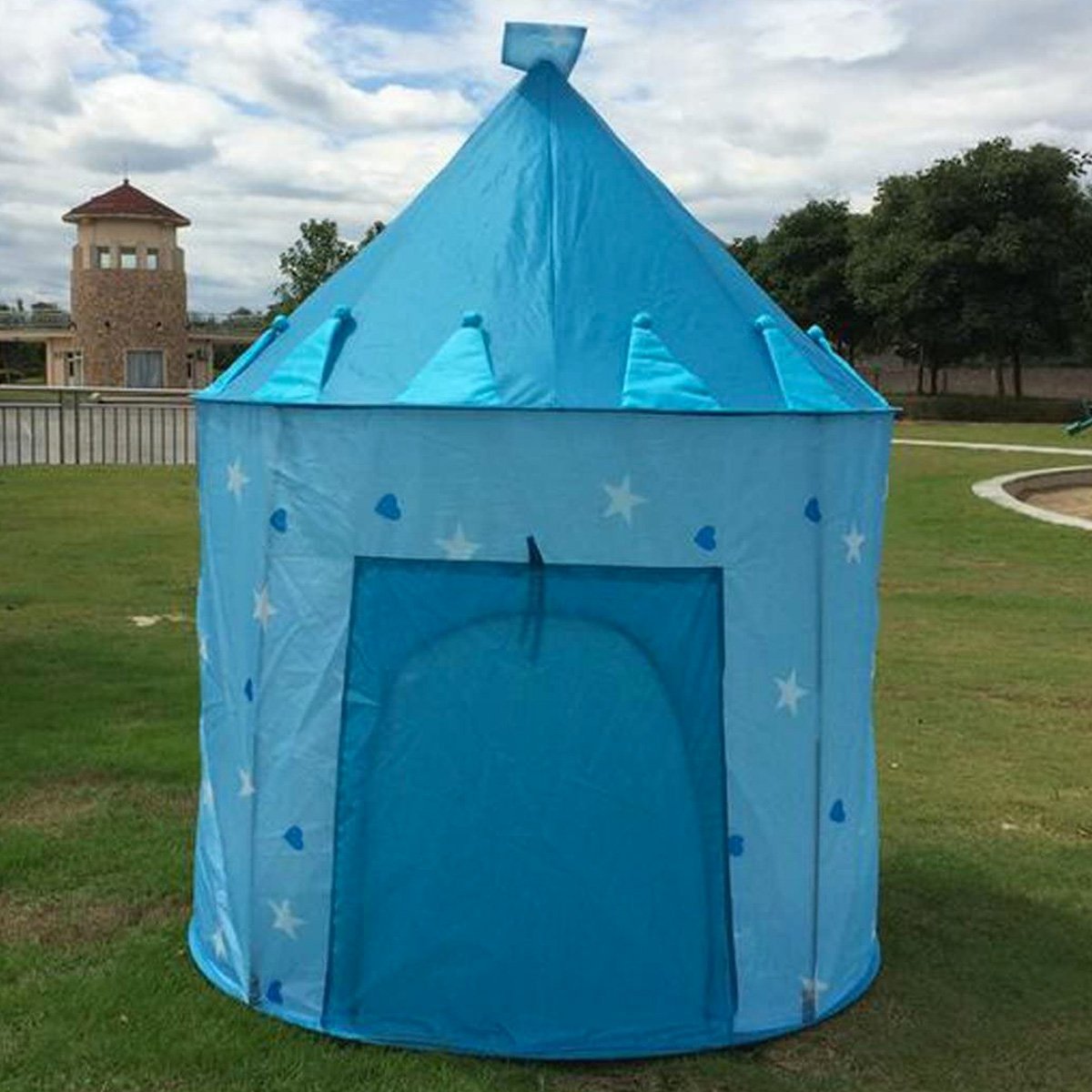 Castle Play Tent with Windows (H802) - Nesh Kids Store