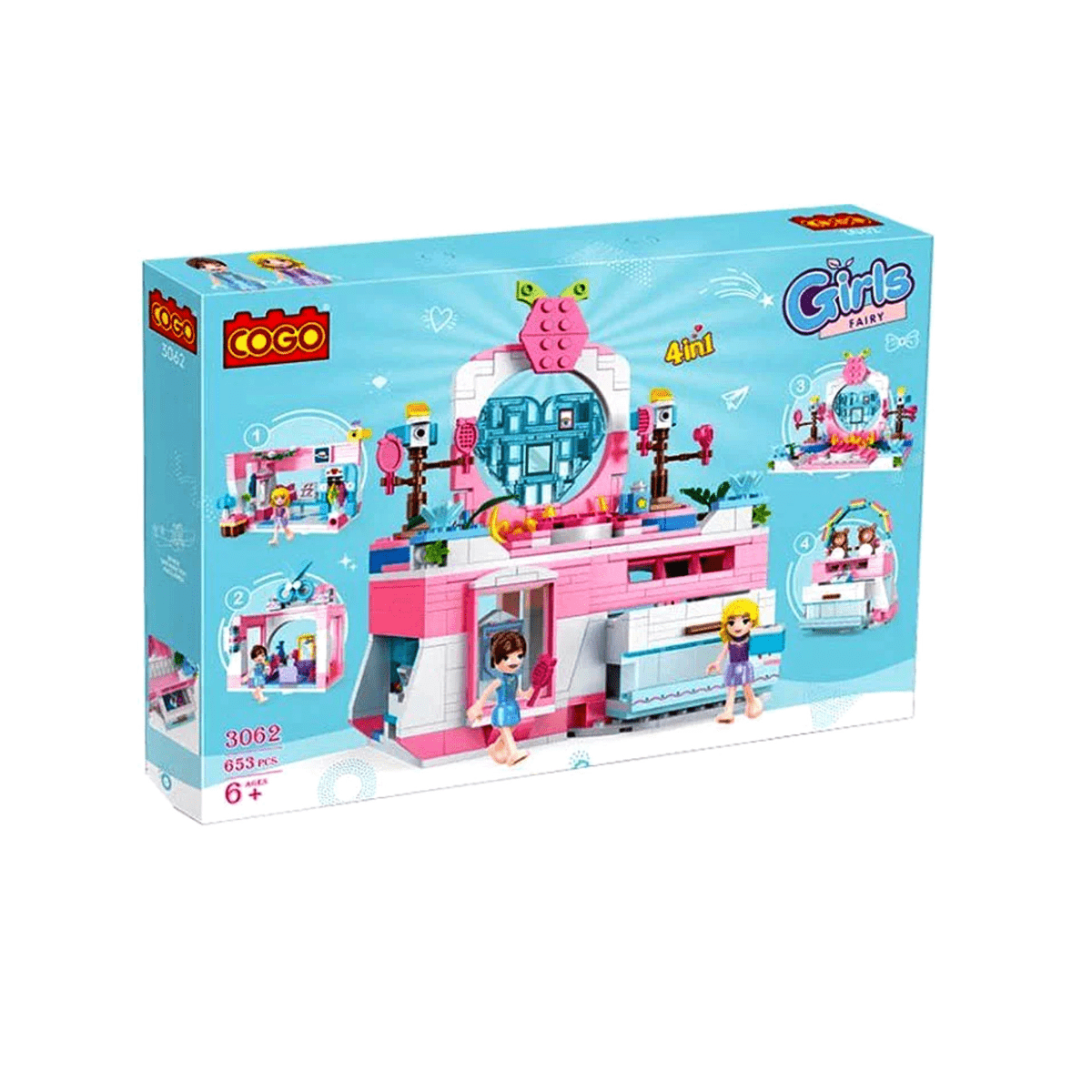 COGO 4 in 1 Girls Fairy Building Block Set - Nesh Kids Store