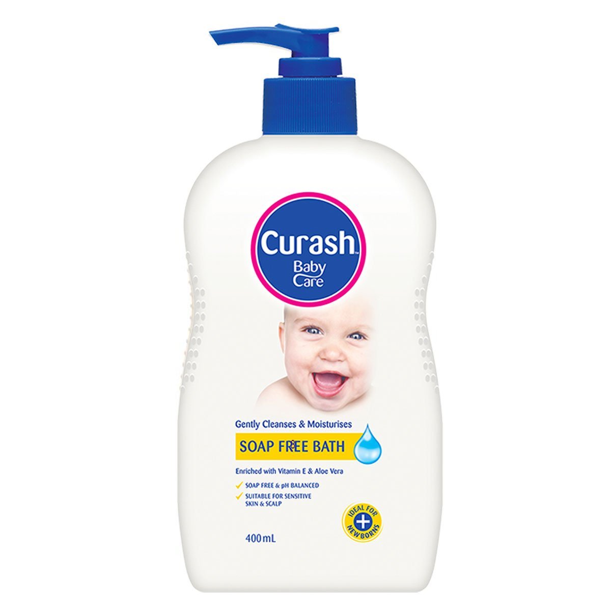 Curash Soap Free Bath 400ml - Nesh Kids Store