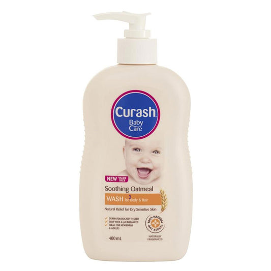 Curash Soothing Oatmeal Wash 400ml - Nesh Kids Store