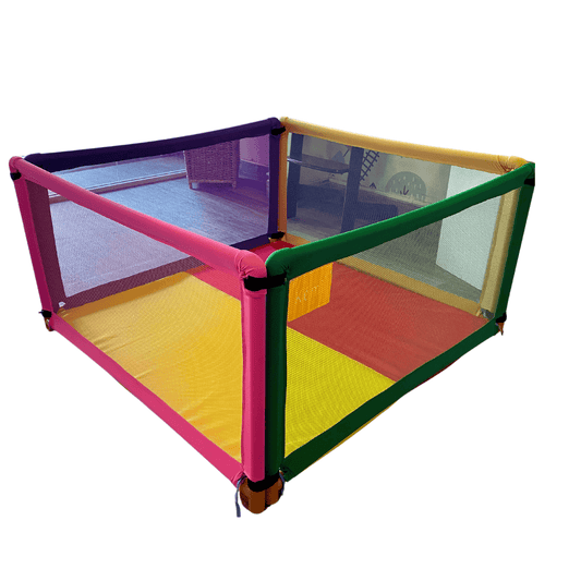 Deluxe 4 Panel Playpen with Mattress + 25 Balls - Nesh Kids Store