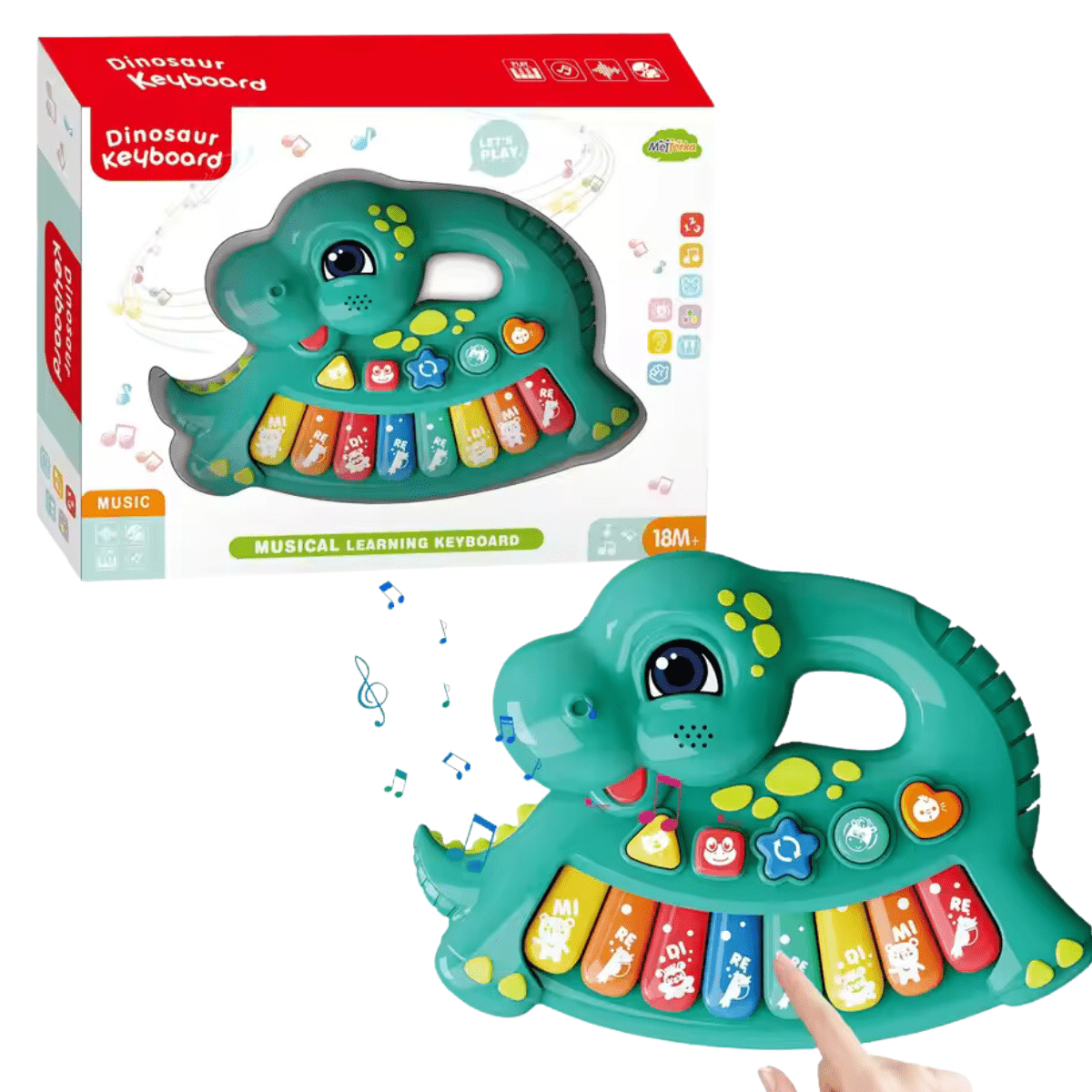 Dino Music Keyboard for 18+ Month Kids - Nesh Kids Store