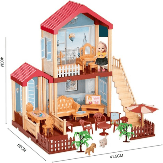 DIY Villa Set Dream Doll House for 3+ - Nesh Kids Store