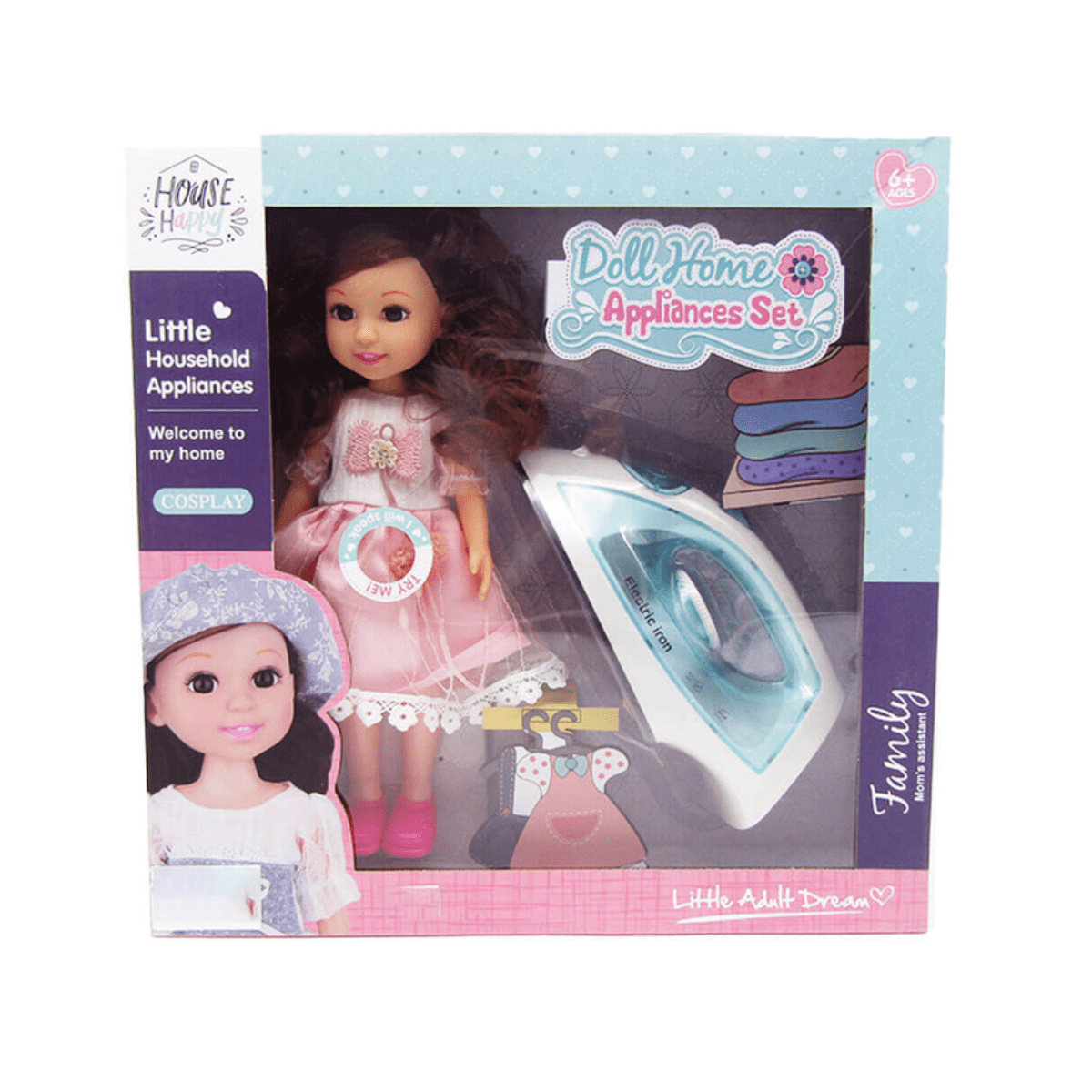 Doll with Battery operated Iron - Nesh Kids Store