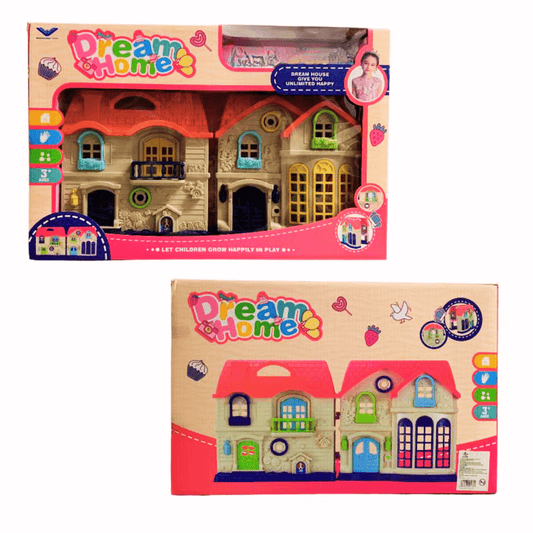 Dream House Play Dollhouse Set – Aged 3+ - Nesh Kids Store