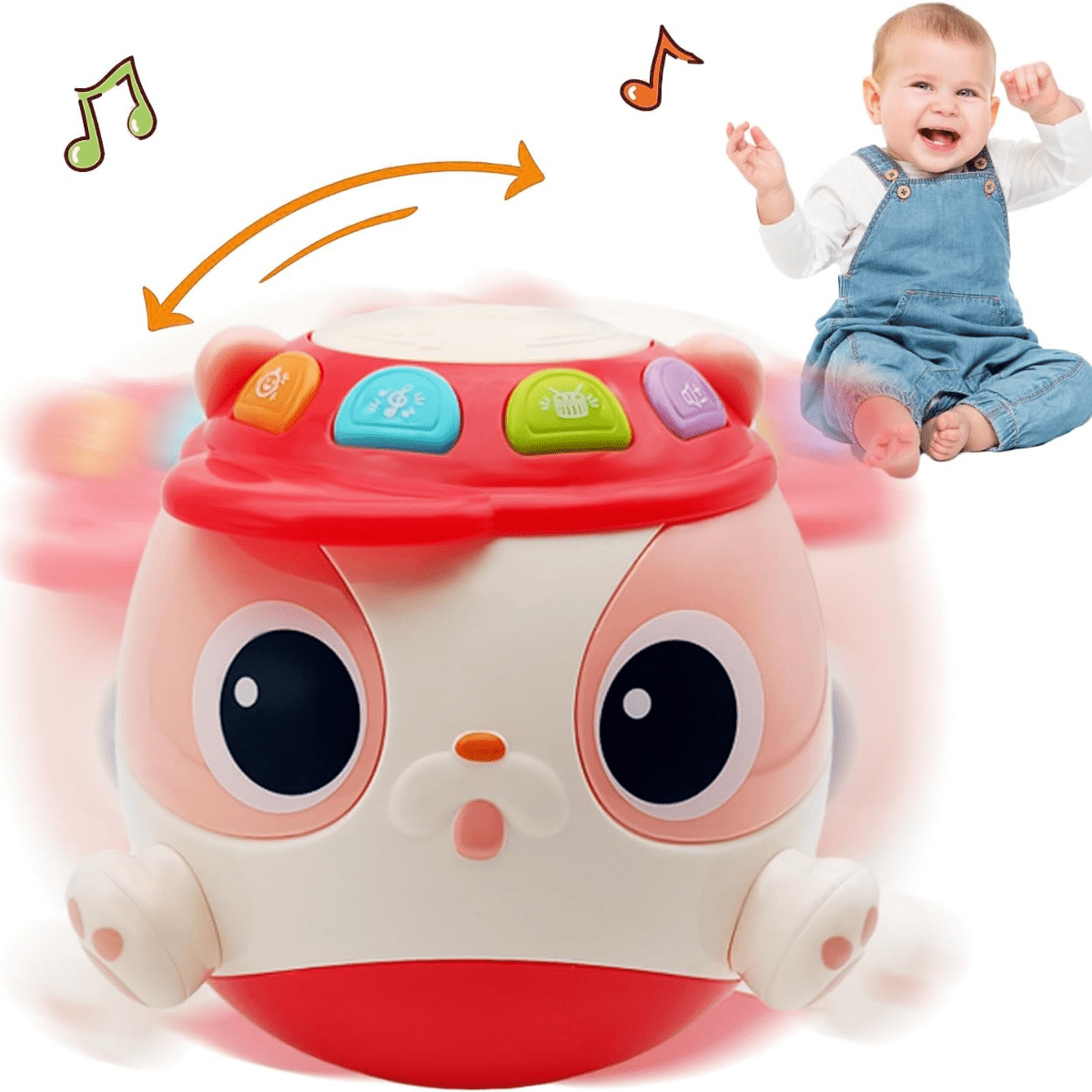 Drum Tumbler 18m+ -Tummy Time - Nesh Kids Store