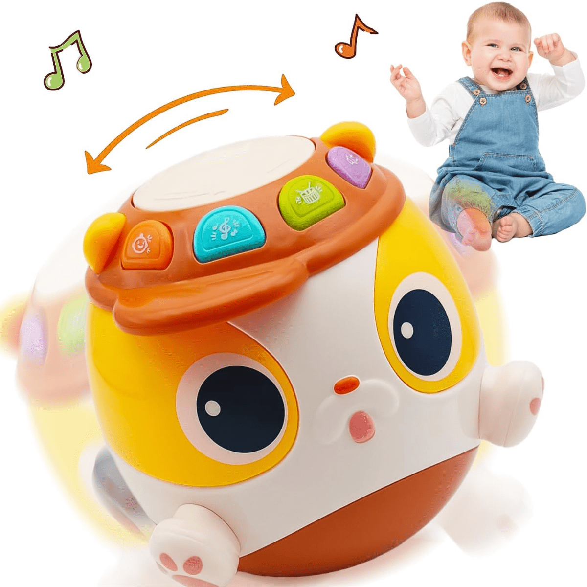 Drum Tumbler 18m+ -Tummy Time - Nesh Kids Store