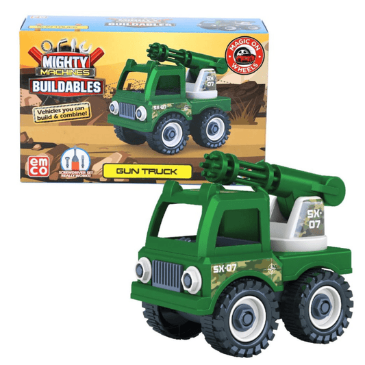 EMCO Mighty Builder-Gun Truck (3+)-101830 - Nesh Kids Store