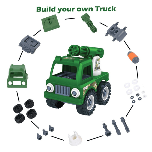 EMCO Mighty Builder-Gun Truck (3+)-101830 - Nesh Kids Store