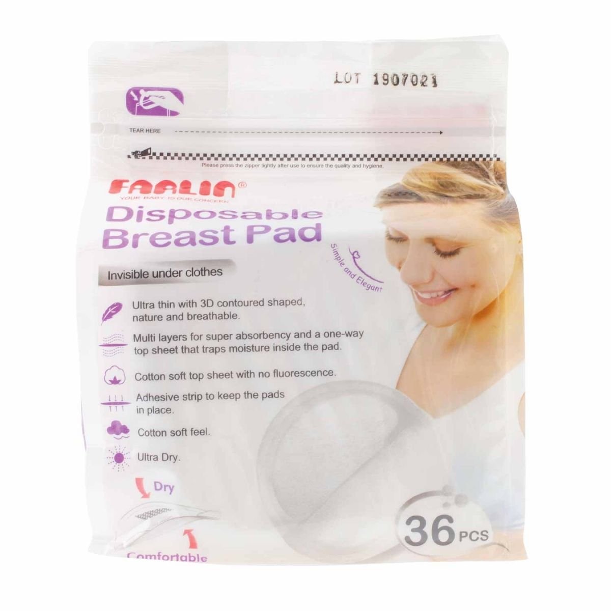 Farlin Disposable Breast Pad 36 Packs - Nesh Kids Store