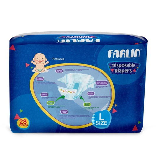 Farlin Tape Diaper Large (28 Pcs) - Nesh Kids Store