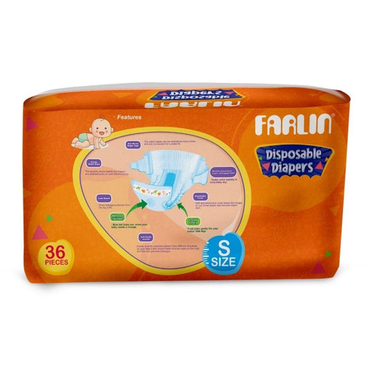 Farlin Tape Diaper New Born / Small (36 Pcs) - Nesh Kids Store