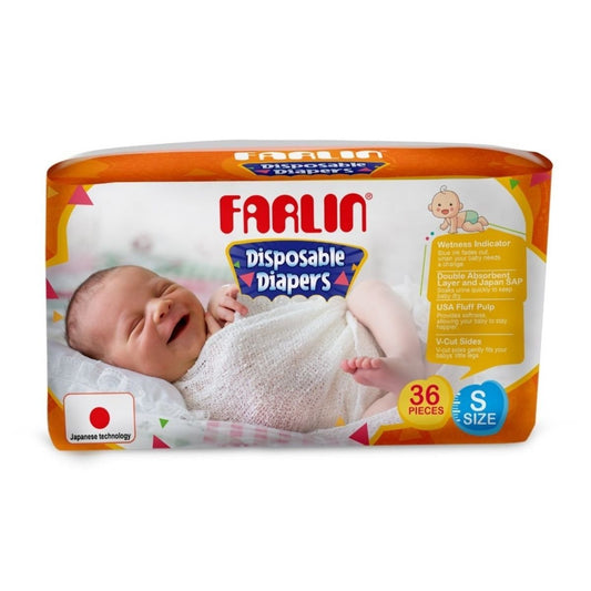 Farlin Tape Diaper New Born / Small (36 Pcs) - Nesh Kids Store