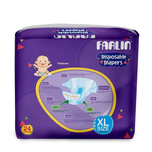 Farlin Tape Diaper XLarge (24 Pcs) - Nesh Kids Store