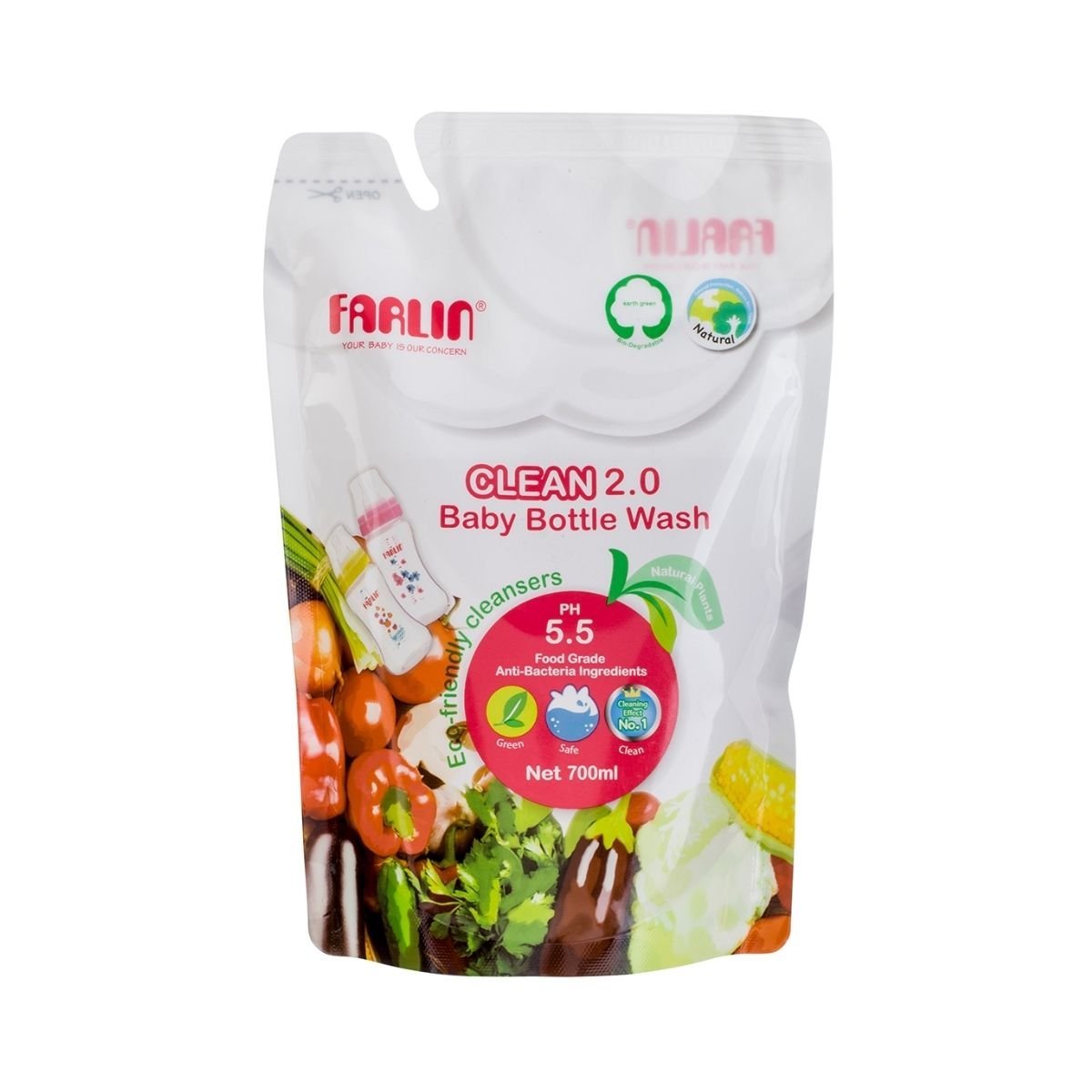 Farlin Vegetables And Bottle Wash 700Ml - Nesh Kids Store