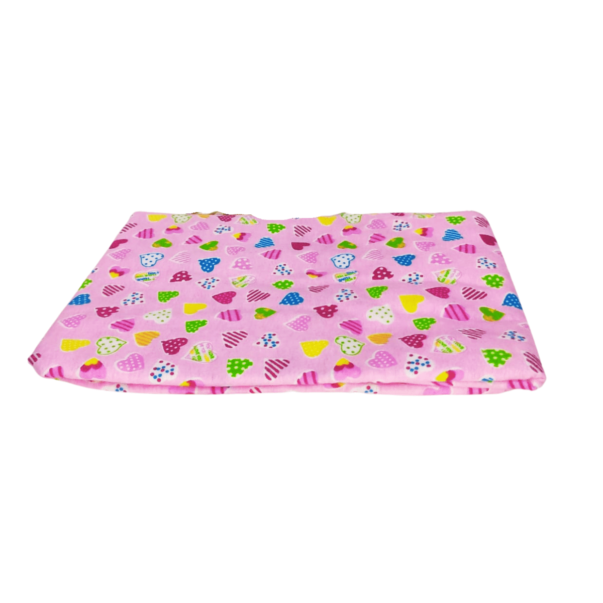 Flannel Cot Sheet (47" x 34")-Pink - Nesh Kids Store