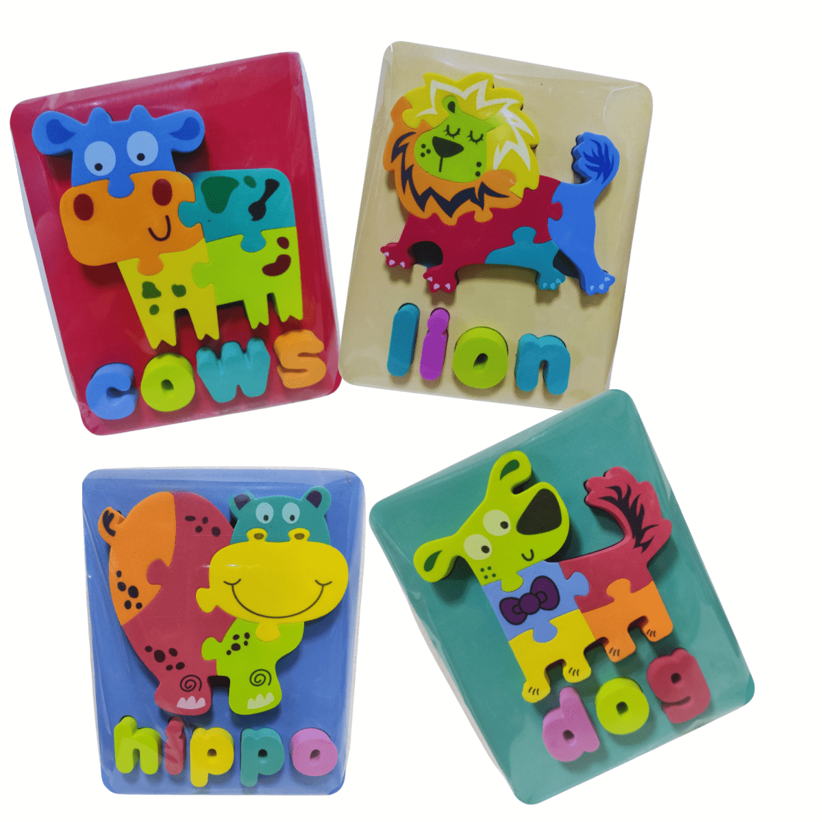 Foam Animal Puzzle Set with Letters - Nesh Kids Store